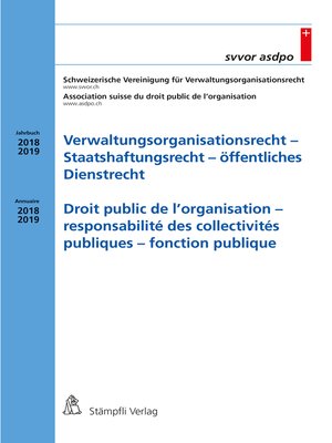 cover image of Verwaltungsorganisationsrecht--Staatshaftungsrecht--öffentliches Dienstrecht